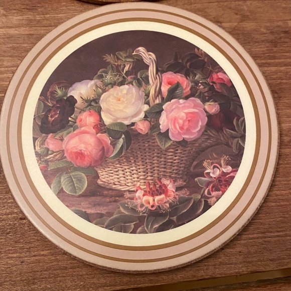 English Rose Coasters Set of 6 - Picture 4 of 7
